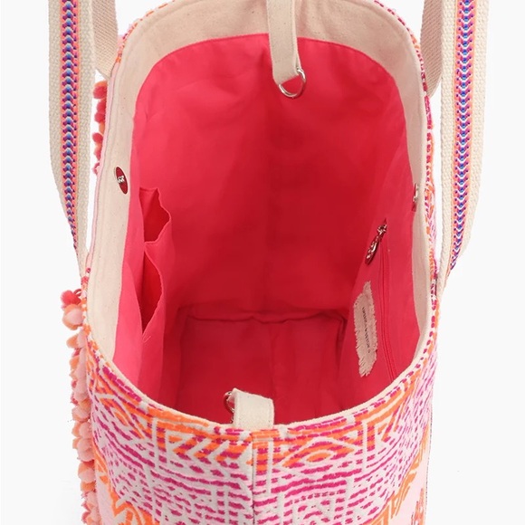 Petal Pink Embellished Tote - Picture 5 of 5